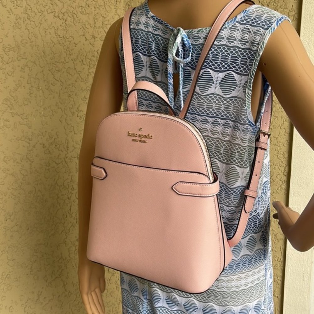 Kate Spade Staci Dome Backpack Chalk Pink - Picture 11 of 13